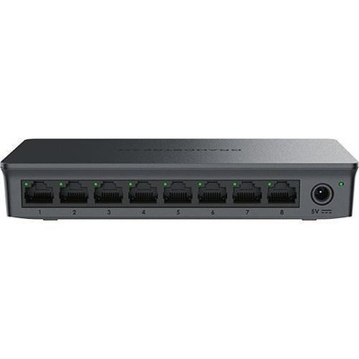 Grandstream GWN7701 - Unmanaged Switch, 8x GbE RJ45, Kunststoffgehäuse, 5V/0,6A Netzteil