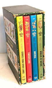 4 Book Boxed Set The Wonderful World of Walt Disney 1965 Golden Press EUC