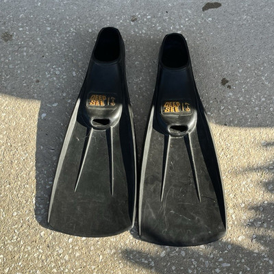 Deep See LT6 Black Water Sport Swim Fins