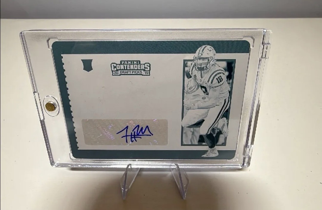 Foster Moreau Panini Contenders Draft Picks #275 Autograph