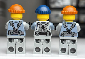 Lot of 3 LEGO Ninjago Movie Minifigures Shark Army Thug Gunner 70612 70620