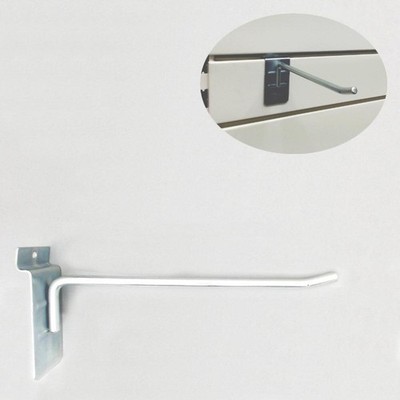 HLE02= 30 Halter schwer L20 für Lamellenwand Tego Lamellen Einzel Haken Slatwall