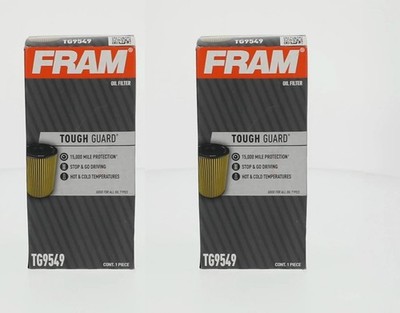 Lot Of 2 FRAM TG9549 Oil Filters for 6.0L OR 6.4L POWERSTROKE TURBO DIESEL V8