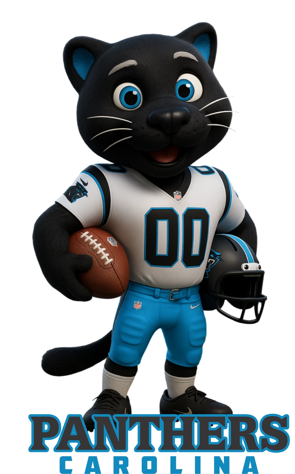 Carolina Panthers Mascot Tee / Wicking T-Shirt