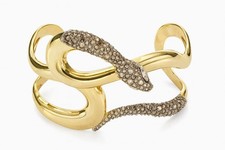 Alexis Bittar Vanitas Snake Cuff Bracelet