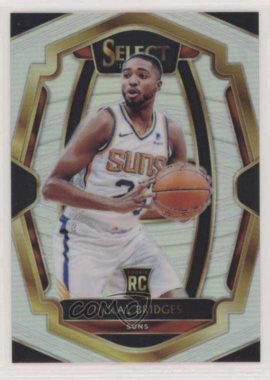 2018-19 Panini Select Premier Level Silver Prizm Mikal Bridges #192 0q7