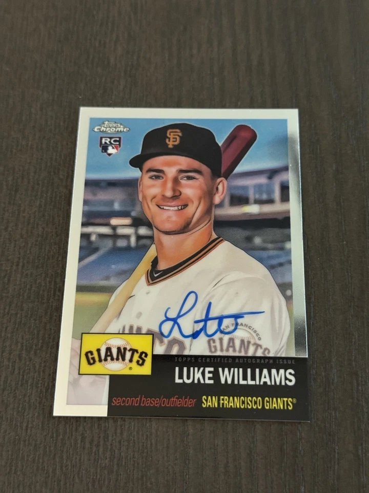 2022 Topps Chrome Platinum Anniversary Autographs LUKE WILLIAMS Auto ROOKIE RC - Image 2 of 4