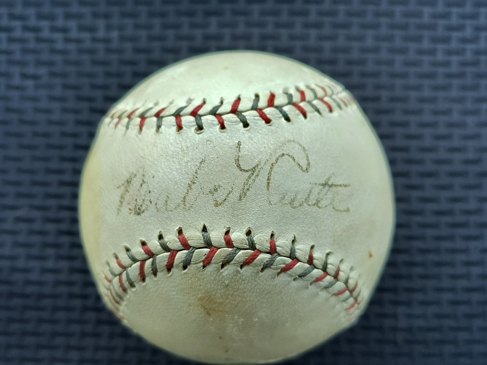 PSA DNA Babe Ruth Autographed Baseball view 1