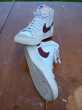 Nike Blazer Mid 77 White Dark Beetroot Size 10.5 US Sneakers BQ6806-120