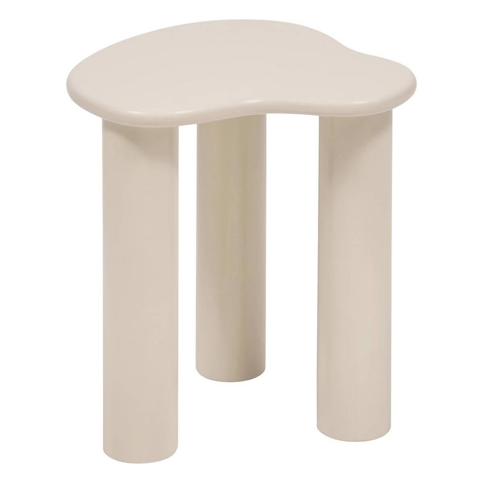 Lot de 2 Tables d'Appoint Gigognes "Olao" 50cm Beige