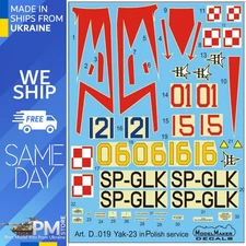 Model Maker D72019 1/72 Yak-23 in Polish service