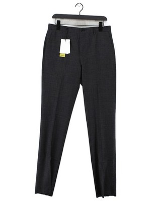 Paul Smith Herren Anzughose W 32 in Grau Wolle Neu Mit Etikett