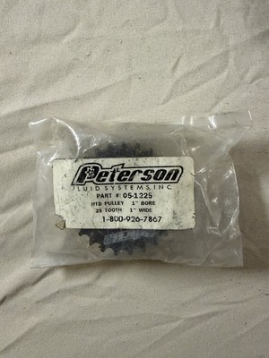 Peterson Fluid Systems 05-1225 Hi-Torque Drive Mandrel Pulley-25 Tooth