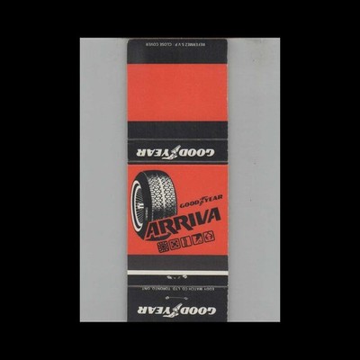 Matchbook Cover Goodyear Arriva Tires #1