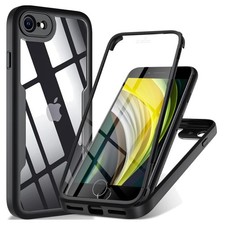 Handyhülle für iPhone SE 2020/2022, 8, 7 mit Displayschutz, 360° Schutz