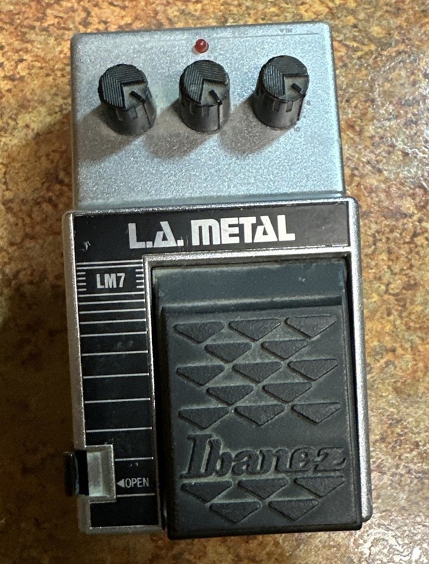 Ibanez LM7 L.A. Metal Distortion LA Rare Vintage Guitar Effect Pedal