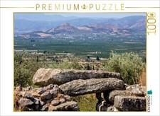 CALVENDO Puzzle Mykenisches Tholosgrab Epano Phournos. Dahinter die Ebene von Ar