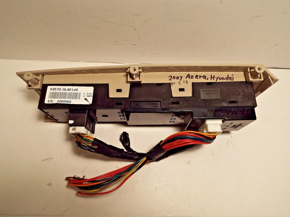 Панель управления окном/замком/зеркалом водителя 2007 Hyundai Azera. - Изображение 2 из 4