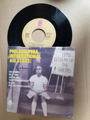 7'' Si: Philadelphia International All Stars / MFSB   Let's Clean Up The Ghetto