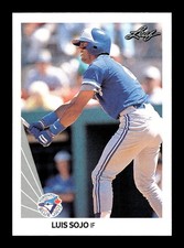 LUIS SOJO ⚾ 1990 Leaf Baseball #291 Toronto Blue Jays