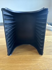 Vintage Alpha Compact Disc Organizer Plastic Holds 12 CDs Mount Or Tabletop USA