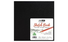 Pro Art Premium Sketch Book 7"x7" 110 sheets, 70 , Hard Cover, Sketch Book,