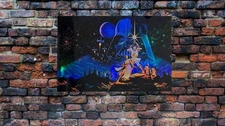 color changing holographic Star Wars art poster VIVID colors 24" x 16" unique!