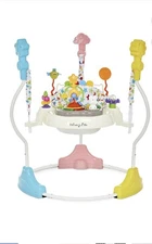 Dream On Me Zany Activity Center Bouncer Star Print 360 Rotating Seat 3 Heights