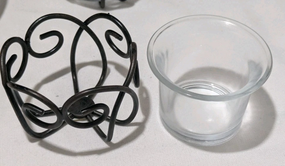 Southern Living at Home Jamestown Votives - подсвечники 40642 набор из 4 - новый в коробке - Изображение 4 из 4