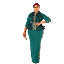 Women Long Dashiki African Dress Bodycon Cocktail Evening Party Gown Abaya Prom