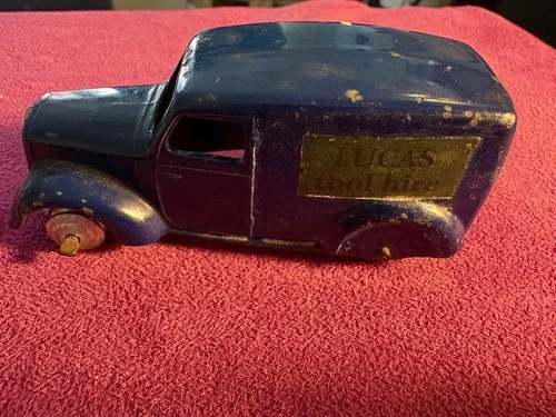 Rare vintage Dinky toys Lucas Tool Hire Van - original side signs lovely example