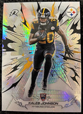 Topps Football 2026 Kaleb Johnson Rookie Pittsburgh Steelers NFL Card #179. rookie card picture