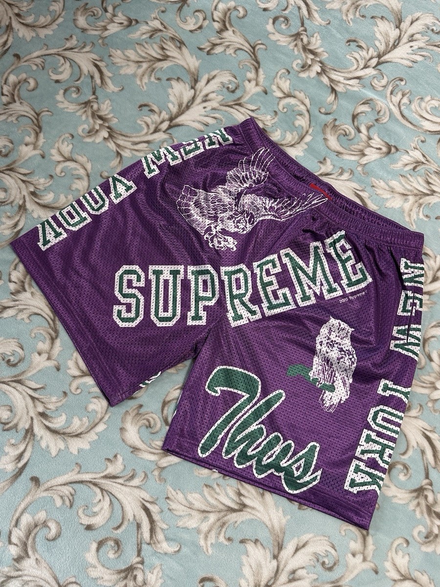 SUPREME VARSITY MESH SHORT (LARGE) (PURPLE) SS25 UMBRO