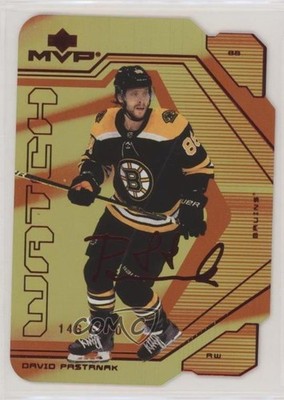 2021-22 Upper Deck MVP Colors and Contours 146/250 David Pastrnak #10 x6g