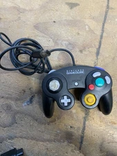 Official original Nintendo GameCube Controller Black OEM DOL-003 