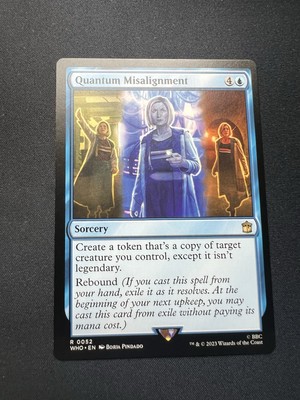 Quantum Misalignment MTG Dr. Who Rare 52 NM