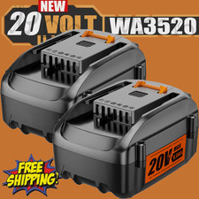 2pack For WORX 20V MAX Extend Lithium Battery 20 Volt WA3520 WA3525 WA3575 WG155