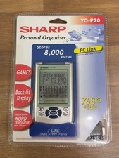 Vintage Sharp Personal Organizer Address Book English Spanish YO-P20 74000017276