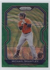 2021 Panini Prizm Tier III Green Wave Prizm Michael Brantley #243 0q3