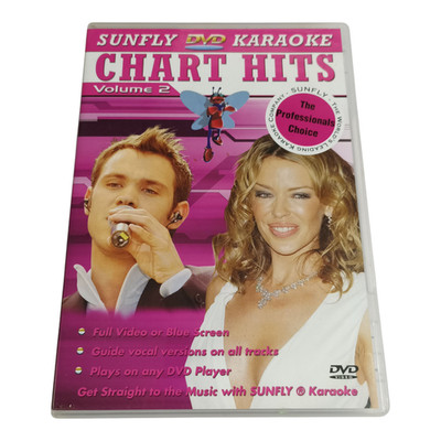 Sunfly Karaoke Chart Hits Vol 2 DVD   Kylie Minogue / Red Hot Chili Peppers