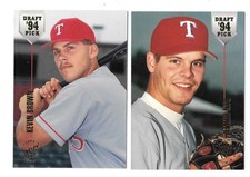 1994 Stadium Club Draft Picks - TEXAS RANGERS Team Set