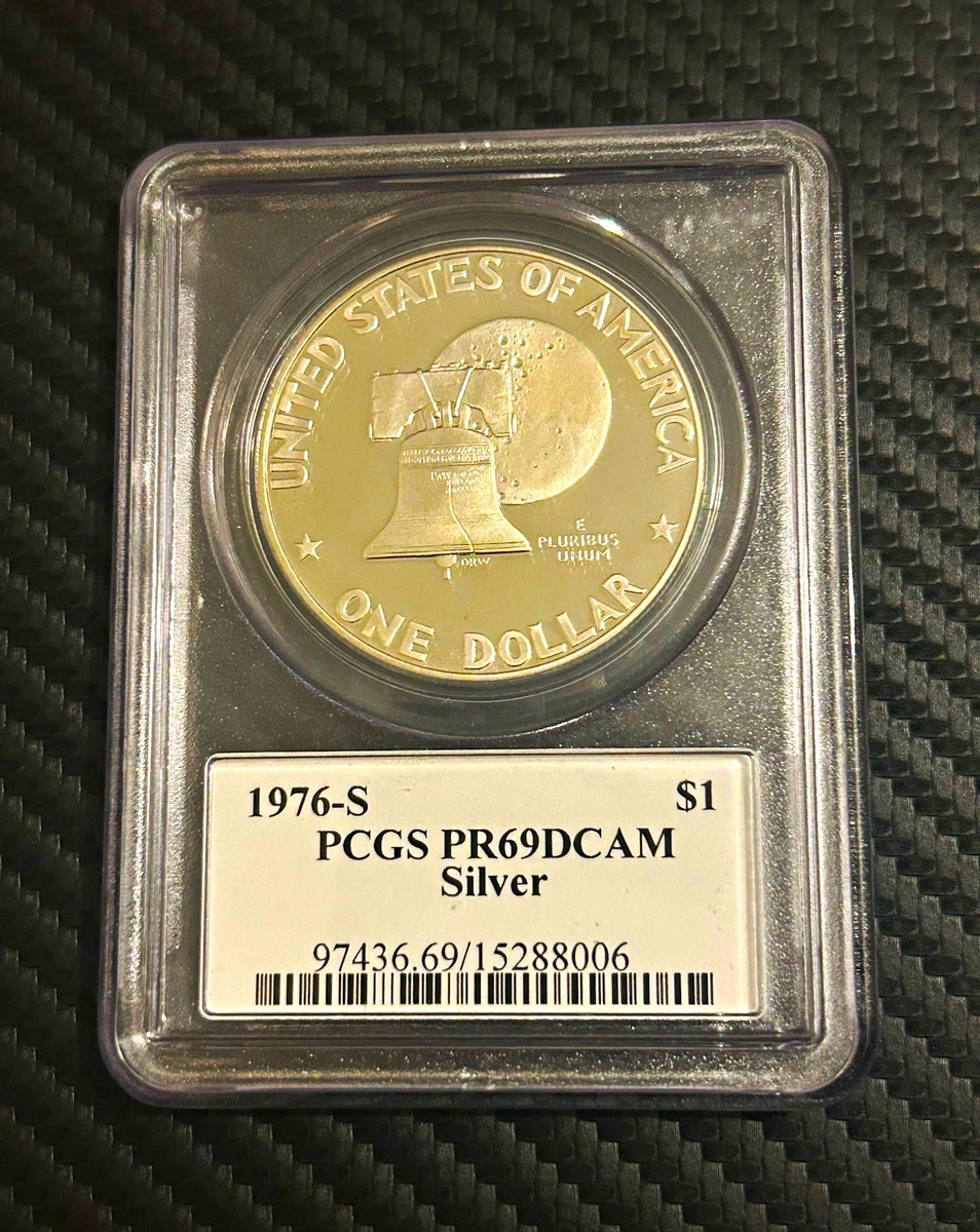 25+ Silver Proof PCGS Certified PR 69 Graded US Dollar Coins for