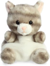 ® Adorable Palm Pals™ Silver Kitty™ Stuffed Animal - Pocket-Sized Play - Collect