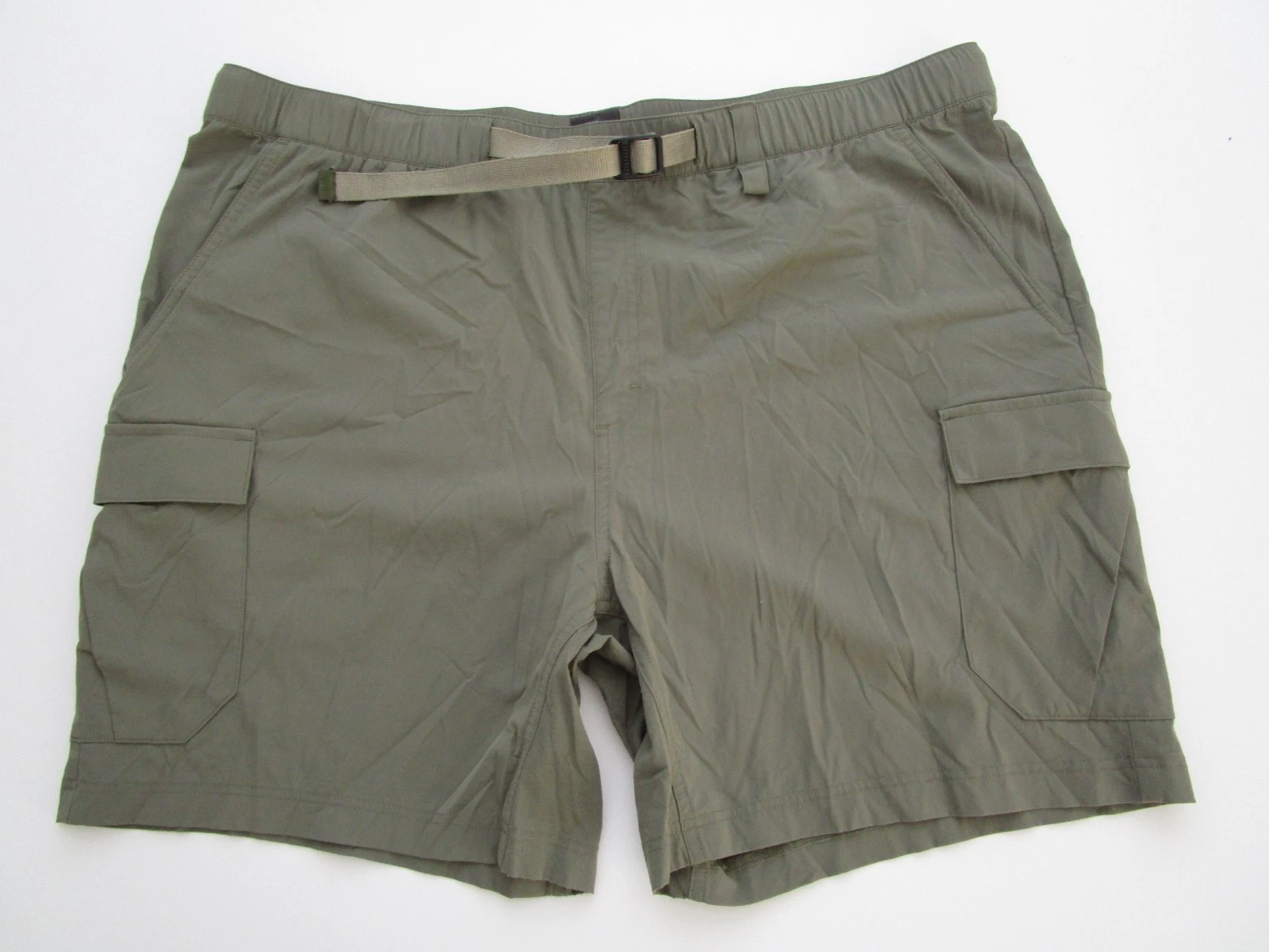 Mens XXL Huk Fishing Creekbed Cargo Shorts green nylon