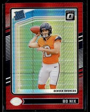 2024 Panini Donruss Optic Football Rated Rookie Red Hyper Bo Nix