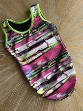 Plum Practicewear Gymnastics Leotard Pink Purple Green Black Flip Side CL
