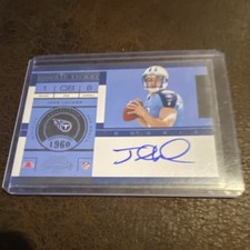 Panini 2011 Playoff Contenders Jake Locker Autograph Rookie Titans #211 NFL Card. rookie card picture