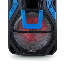 15 In. Rechargeable Bluetooth Portable Party PA Speaker System with SD/FM/USB...