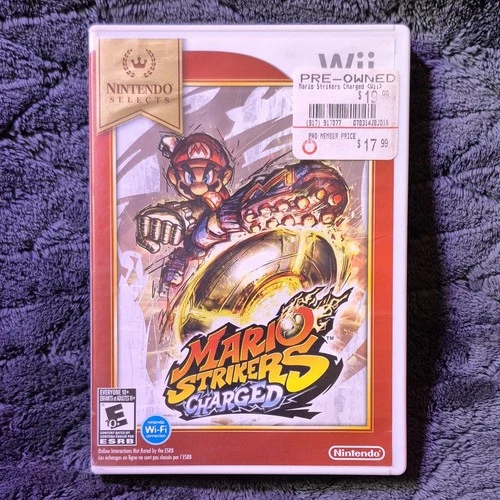 Nintendo Mario Strikers Charged Nintendo Wii Sports Action Adventure Multiplayer