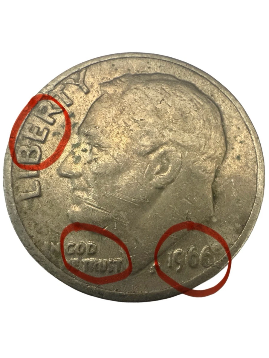 曾流通罗斯福1966 美分银币(1946-现在) | eBay